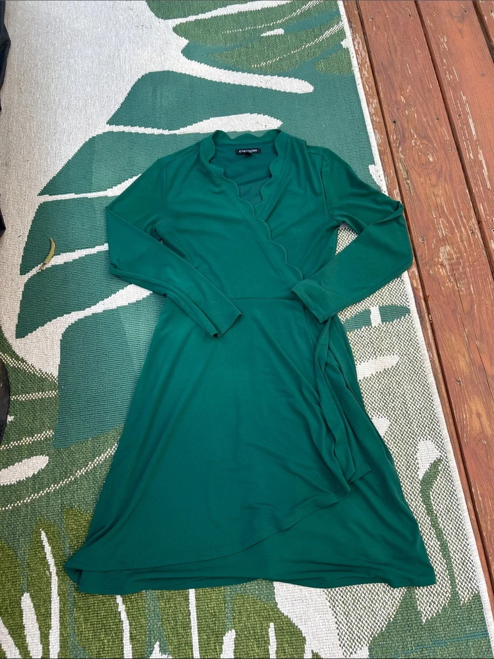 41 Hawthorn Wrap Dress with Scalloped V-Neck